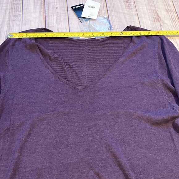 NWT Avenue Sweater Ariel Oversized Tunic Dress Size 18/20 Color Plum - Picture 4 of 9